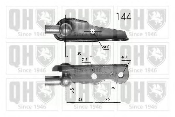 Газовая пружина, крышка багажник QUINTON HAZELL QTS840270