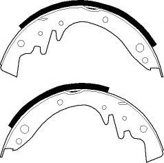 Комплект тормозных колодок FERODO FSB90