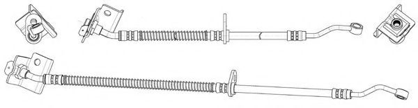 Тормозной шланг FERODO FHY2790