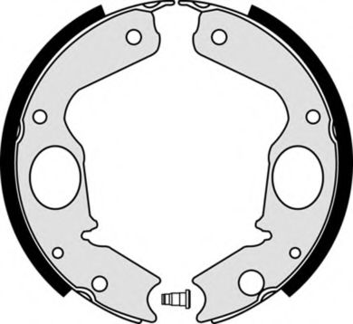 Комплект тормозных колодок, стояночная тормозная система BREMBO S 54 518