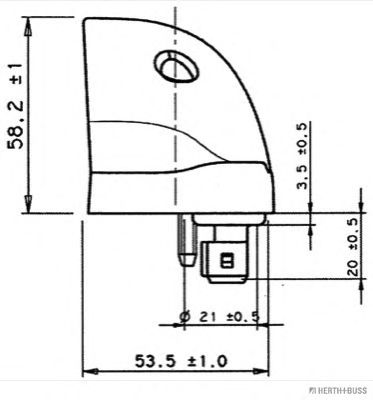 Фонарь освещения номерного знака; Фонарь освещения номерного знака VIGNAL SYSTEMS 196013