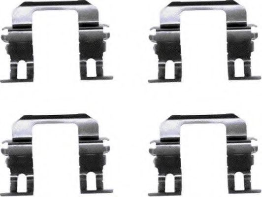 Комплектующие, колодки дискового тормоза MINTEX MBA1275