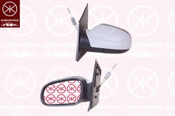 Наружное зеркало KLOKKERHOLM 95031023