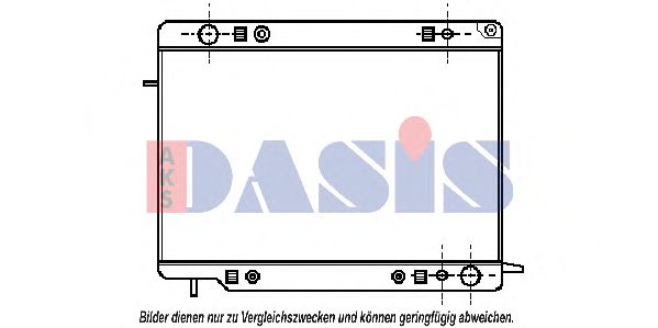 Радиатор, охлаждение двигателя NISSENS 63015