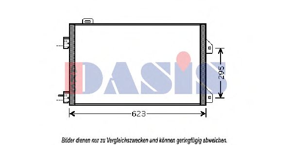 Конденсатор, кондиционер AKS DASIS 182026N