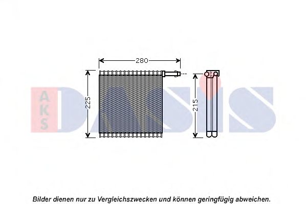 Испаритель, кондиционер AKS DASIS JQQ100140
