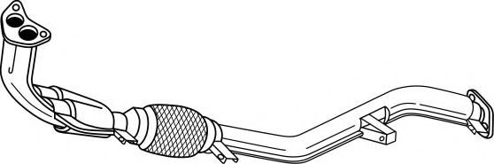 Труба выхлопного газа AKS DASIS SG37132