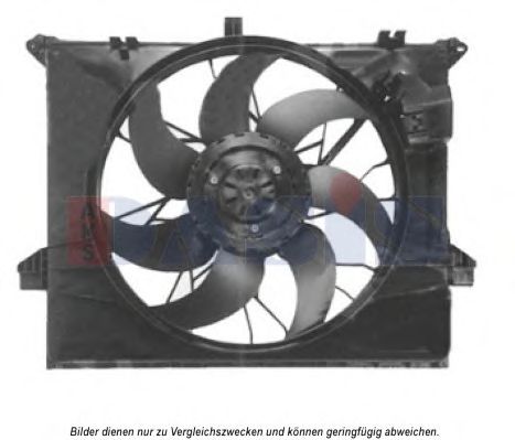 Вентилятор, охлаждение двигателя AKS DASIS 128171N