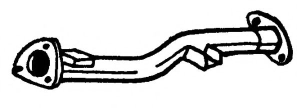 Труба выхлопного газа AKS DASIS SG23109