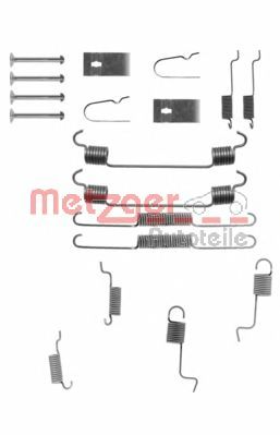 Комплектующие, тормозная колодка METZGER 105-0742