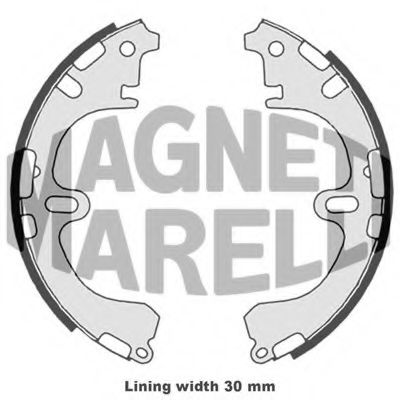 Тормозные колодки MAGNETI MARELLI 360219198317