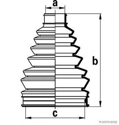 Комплект пылника, приводной вал MAGNETI MARELLI 600000064870