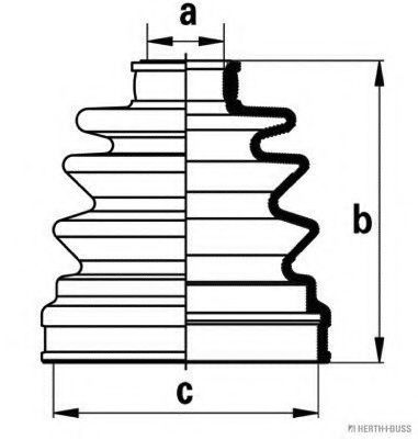 Комплект пылника, приводной вал MAGNETI MARELLI 600000064950