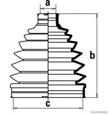 Комплект пылника, приводной вал MAGNETI MARELLI 600000065090