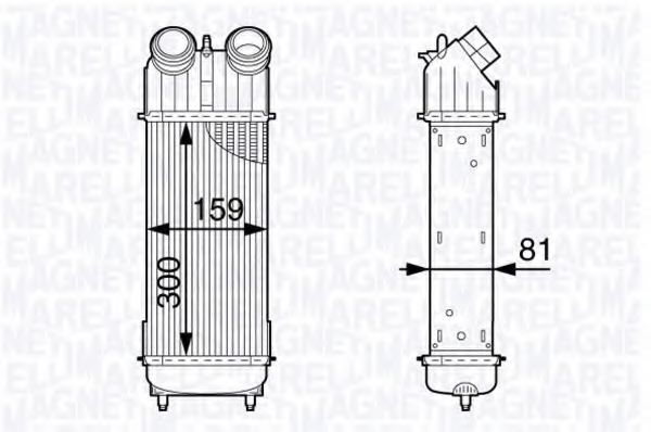 Интеркулер MAGNETI MARELLI 351319202030