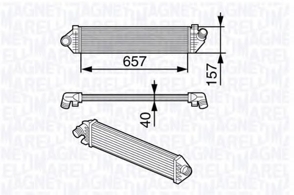 Интеркулер MAGNETI MARELLI 351319202050