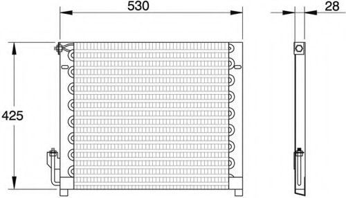Конденсатор, кондиционер PAPE 403008