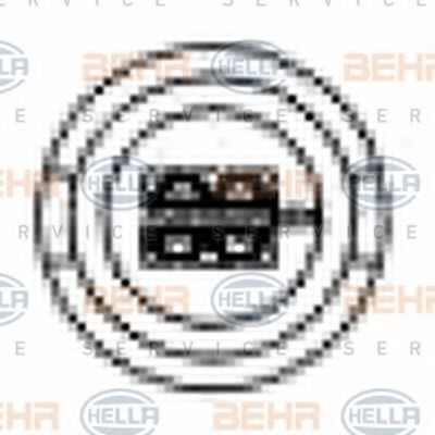 Вентилятор, охлаждение двигателя BEHR HELLA SERVICE 8EW351044481