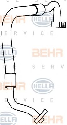 Трубопровод высокого / низкого давления, кондиционер BEHR HELLA SERVICE 9GS 351 337-491