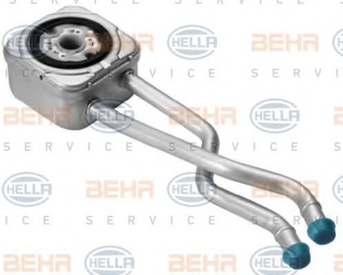 масляный радиатор, двигательное масло BEHR HELLA SERVICE 8MO 376 797-051