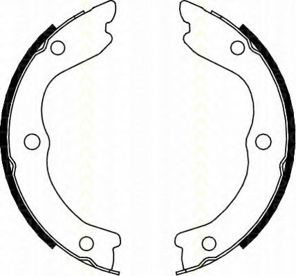 Комплект тормозных колодок, стояночная тормозная система TRISCAN 8100 14006