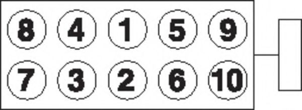 Комплект болтов головки цилидра ELRING 819825