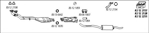 Система выпуска ОГ HJS BMW_214