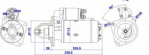 Стартер DELCO REMY 19024273