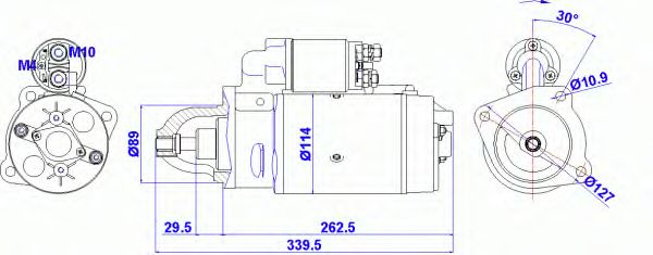 Стартер DELCO REMY 19024261