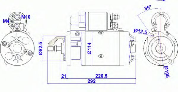 Стартер DELCO REMY 19024267