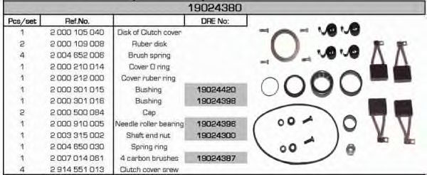 Ремкомплект, стартер EFEL 22596