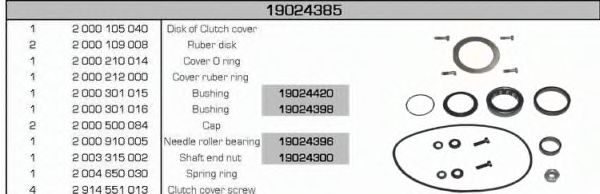 Ремкомплект, стартер EFEL 14574