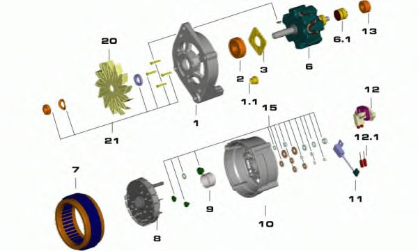 Генератор DELCO REMY 19025102