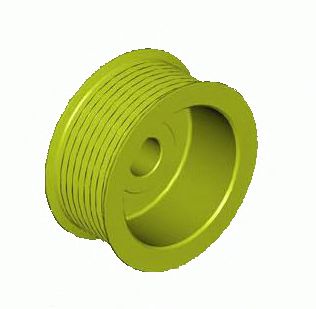 Ременный шкив, генератор DELCO REMY 19025439