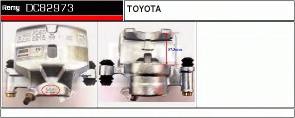 Тормозной суппорт DELCO REMY DC82973