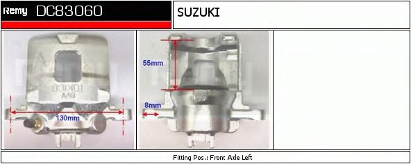 Тормозной суппорт DELCO REMY DC83060