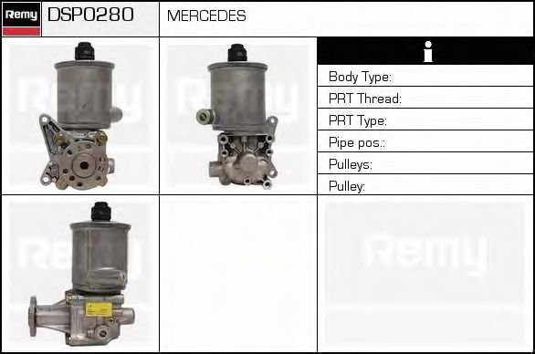 Гидравлический насос, рулевое управление DELCO REMY DSP0280