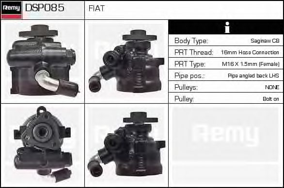 Гидравлический насос, рулевое управление DELCO REMY DSP085