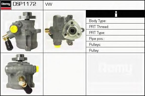 Гидравлический насос, рулевое управление DELCO REMY DSP1172