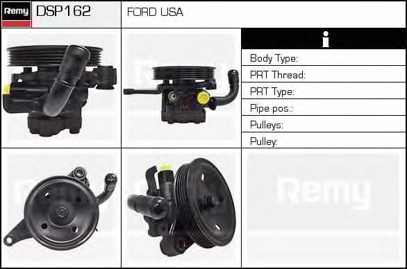 Гидравлический насос, рулевое управление DELCO REMY DSP162