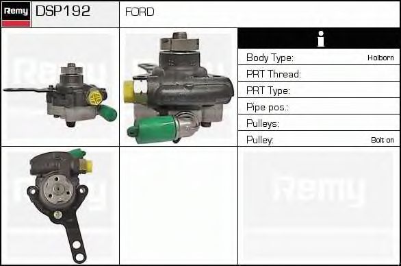 Гидравлический насос, рулевое управление DELCO REMY DSP192