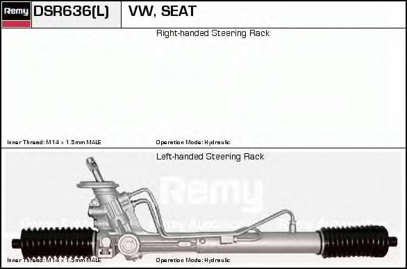 Рулевой механизм DELCO REMY DSR636