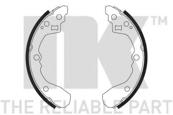 Комплект тормозных колодок NK 2735744