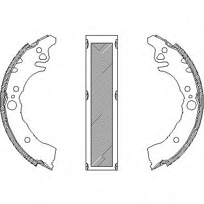 Комплект тормозных колодок ROADHOUSE 416001