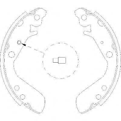 Комплект тормозных колодок ROADHOUSE 4156.00