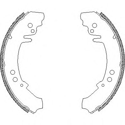 Комплект тормозных колодок ROADHOUSE 4614.00