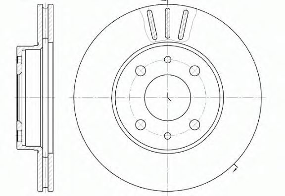 Тормозной диск ROADHOUSE 6107.10