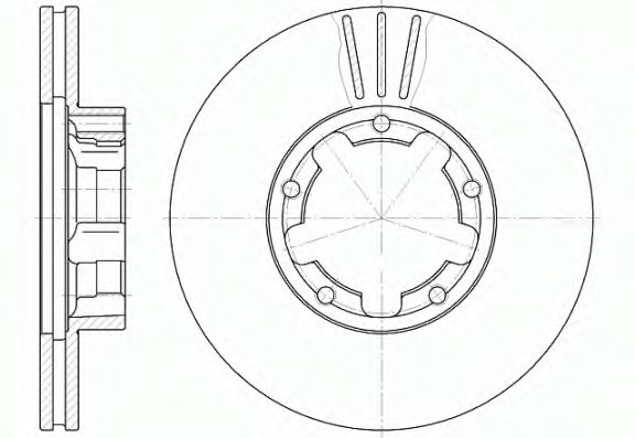 Тормозной диск ROADHOUSE 6234.11