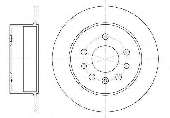 Тормозной диск ROADHOUSE 6532.00