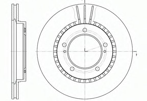Тормозной диск ROADHOUSE 6112510